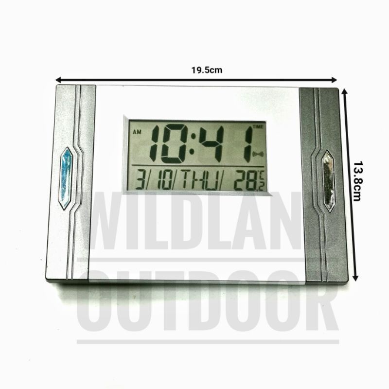 WILDLAND OUTDOOR 6603 digital Desk clock alarm clock wall mountable
