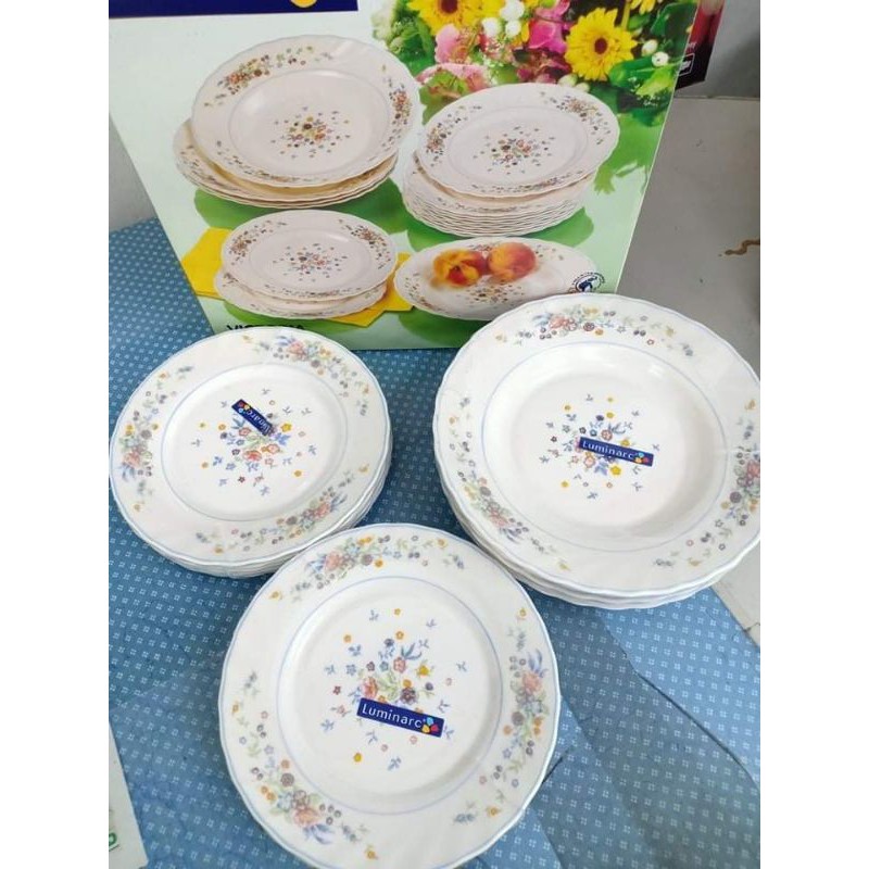 Luminarc 18pcs Dinner Set (ON HAND) Shopee Philippines