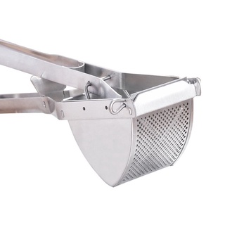 yu Heavy Duty Stainless Steel Manual Juicer Potato Masher Ricer for Baby Food Fruit Vegetable Kitchen Bar Counter Pressure #9