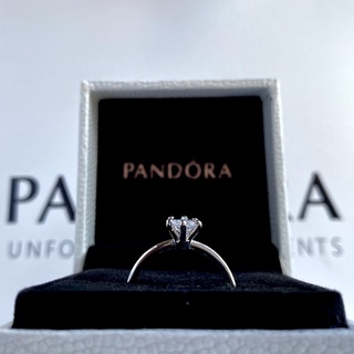 Pandora With Promise Box Adjustable Promise Ring Cubic Zirconia Diamond Romantic Wedding Engagement Woman 925 Silver Jewelry  925 Silver