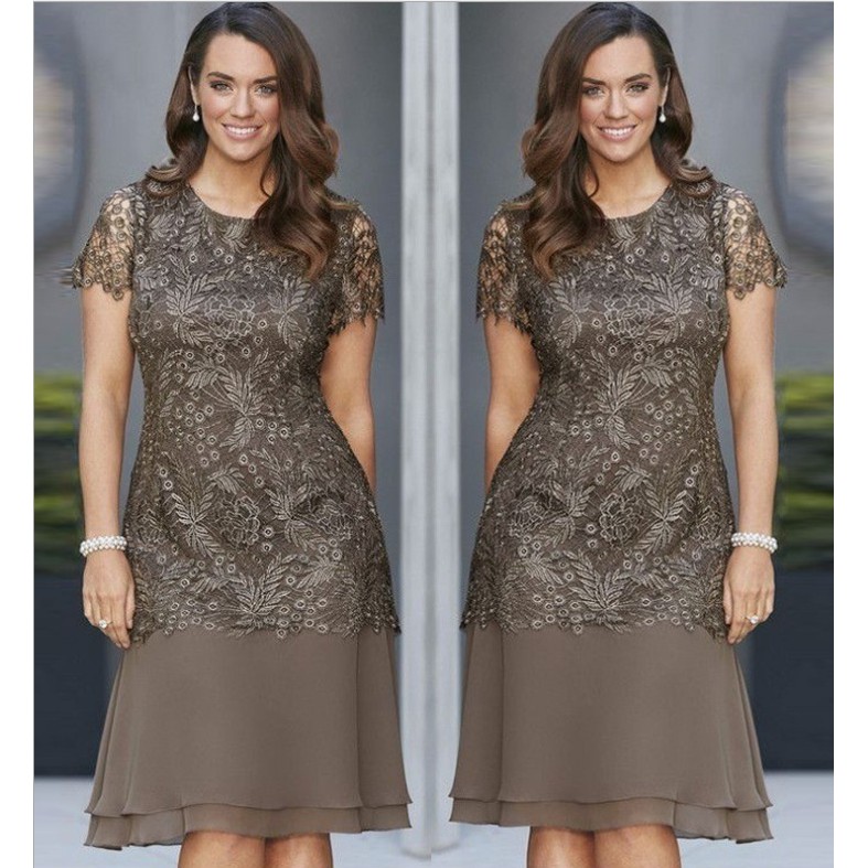 plus size long sleeve lace dress