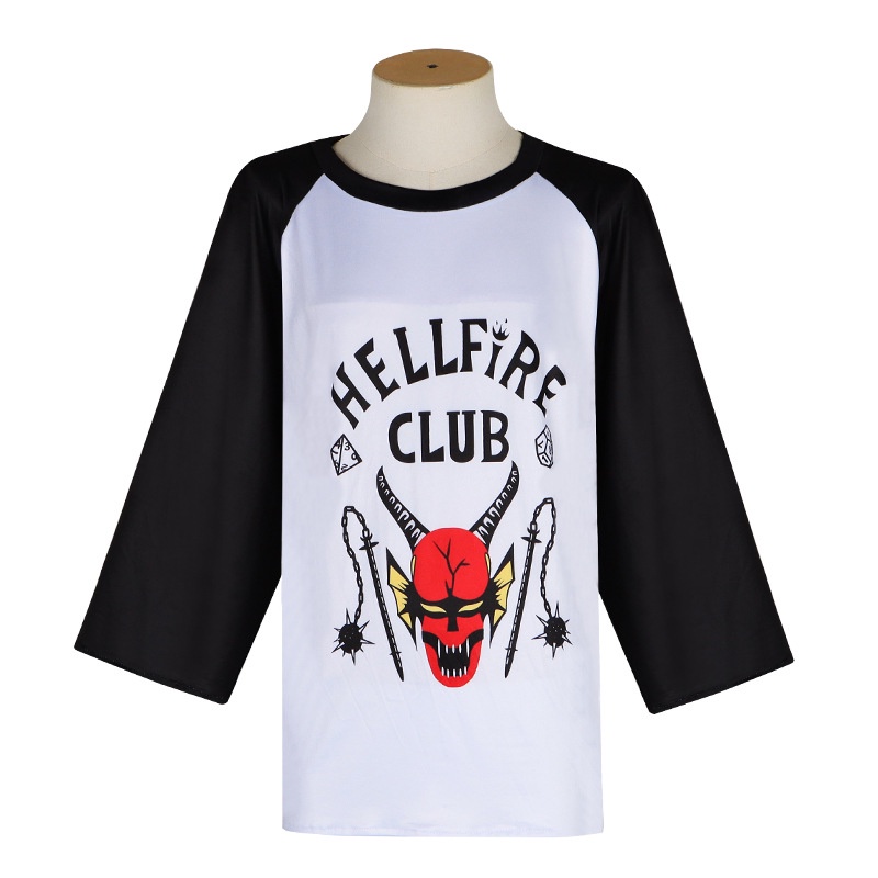 Stranger Things Eleven Cosplay Costumes T-shirt Shirt EL Mike Tee Hell Fire Club Shirt Harajuku Halloween Costume Men Girls Women Clothes