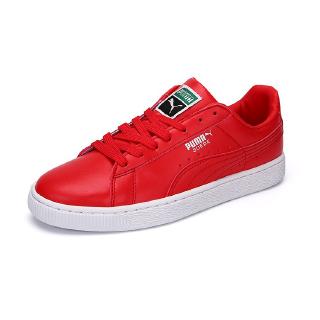 all red puma shoes