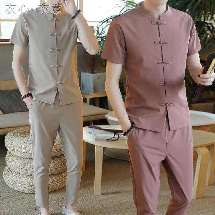 men's linen pant suits