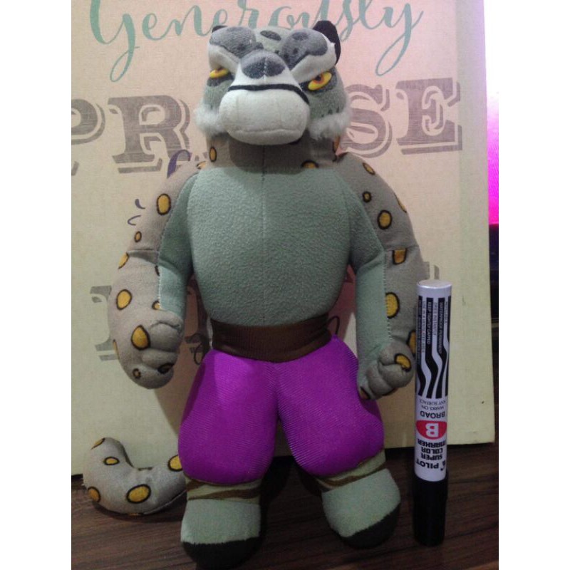 tai lung of kung fu panda preloved stuff toy | Shopee Philippines