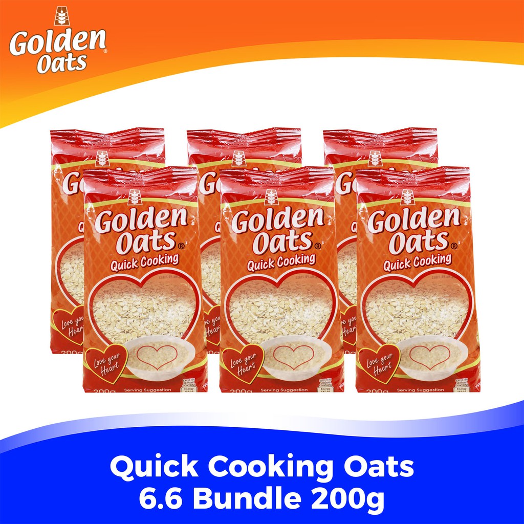 Golden Oats Quick Cooking Oats 6.6 Bundle 200g Shopee Philippines