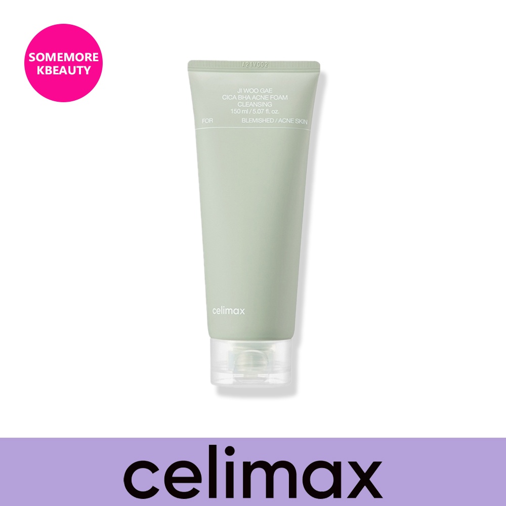 CELIMAX Ji Woo Gae Cica BHA Acne Foam Cleansing [150ml] | Shopee ...