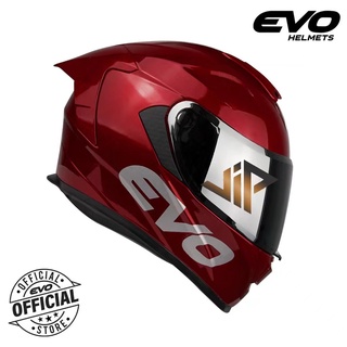 Evo Gt Pro Dark Mono Full Face Dual Visor Helmet With Free Clear Lens Shopee Philippines