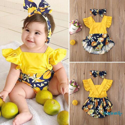 baby girl lemon outfit