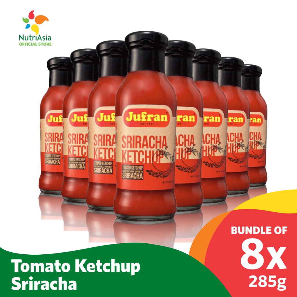 Jufran Tomato Ketchup Sriracha 285 g Bundle of 8 Shopee Philippines