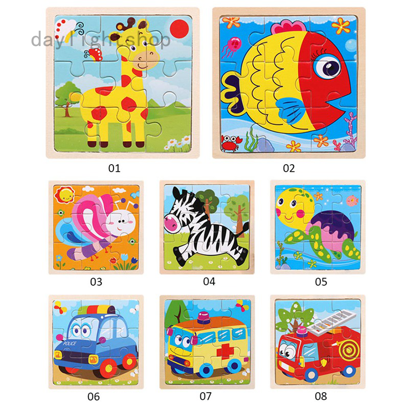 wooden puzzles for toddlers