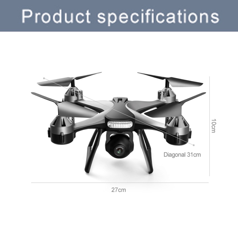 Drone 4K Dual Camera Aerial Photography Quadcopter Professional WIFI FPV Helicopter RC Toys Kid Gift