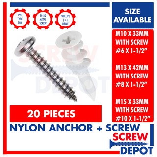 Expanding Anchors Aircraft Airplane Expansion Tube Shield Screw for Drywall Hollow Wall,Gypsum Board,Polystyrene Board,Decorative Panels,Hollow Plate,Solid Plate 10/20/50x Expanding Tubes 