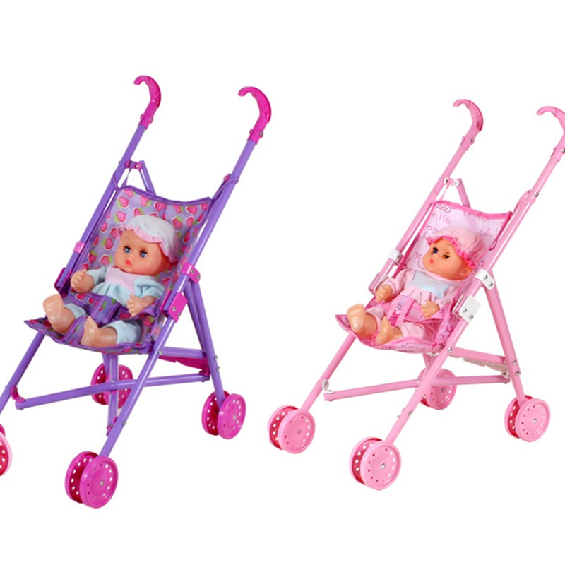 baby doll crib and stroller set