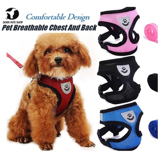 Breathable Mesh Dog Chest Strap Puppy Chest Back Reflective Pet Traction Rope Dog Rope Pet Supplies Dogs Collar Leads P