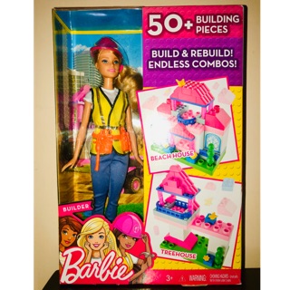 barbie builder doll & playset blonde