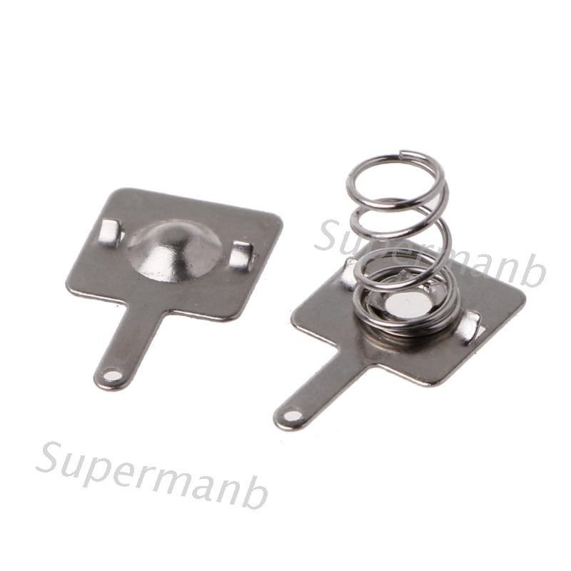 50 Pairs Metal Battery Spring Plate Set for AA AAA Positive Negative
