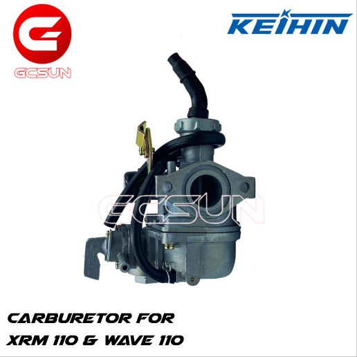 KEIHIN CARBURETOR FOR XRM 110 & WAVE 110 GCSUN Shopee Philippines