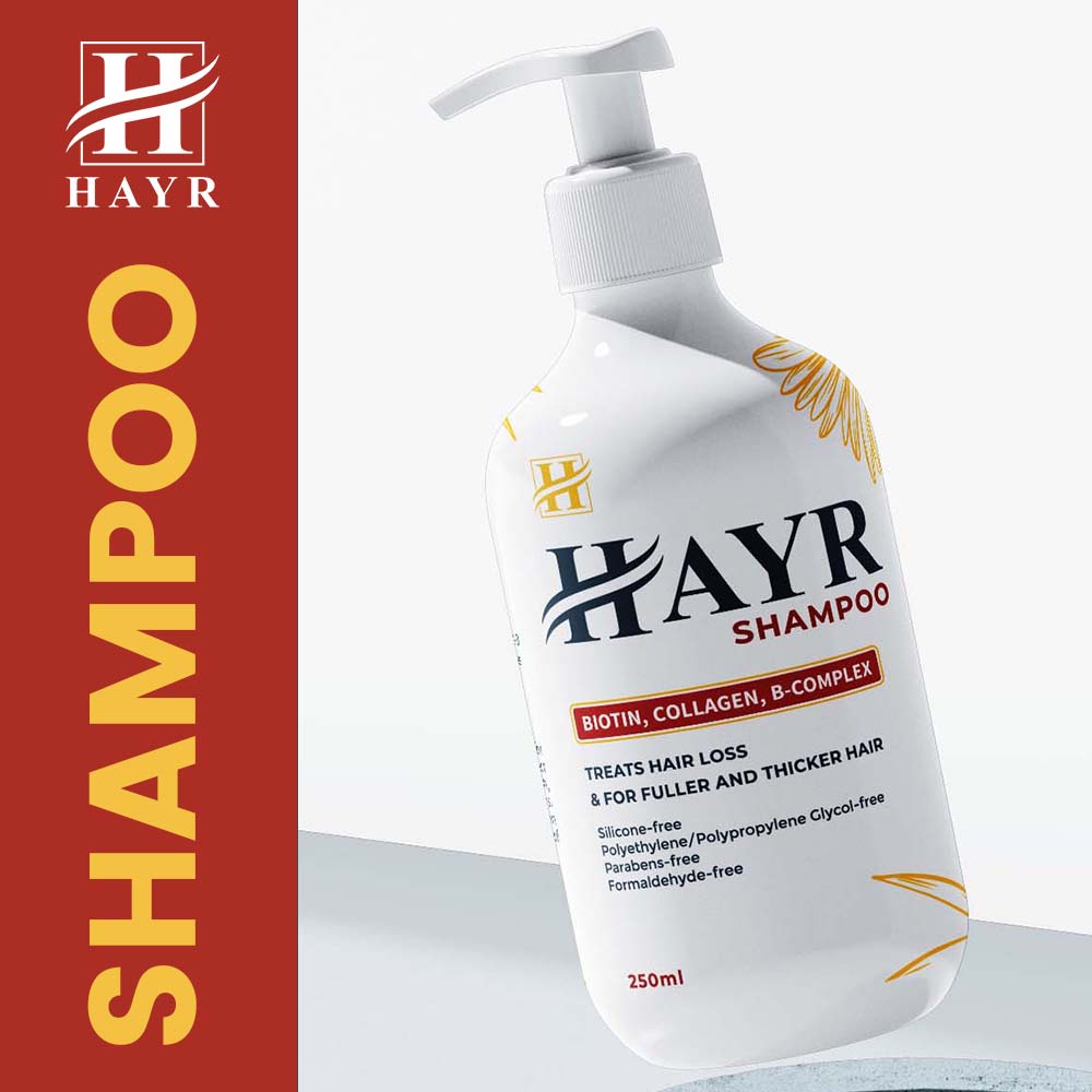 Hayr Hair Shampoo Dry Hair Thickening Shampoo for Hair Loss Collagen B  Complex Biotin Shampoo | Shopee Philippines