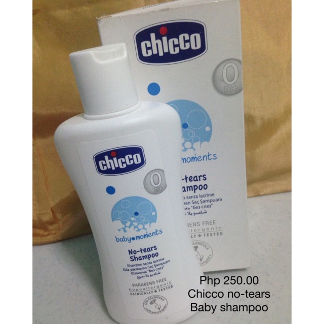 chicco no tears shampoo