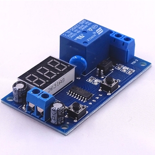 DC 12V Infinite Cycle Delay Timing Timer Digital Relay Module ON/OFF ...