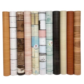 BHW Wallpaper Wood Design PVC Self Adhesive Waterproof Wallpaper Fabric Safety Home Decor