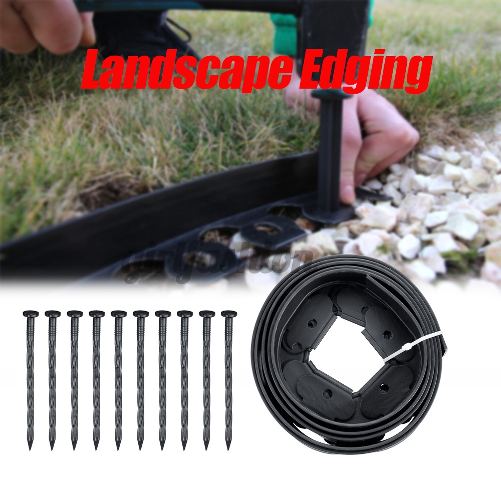 Flexible Landscape Edging Garden Border Lawn Grass Edge Edging Easy