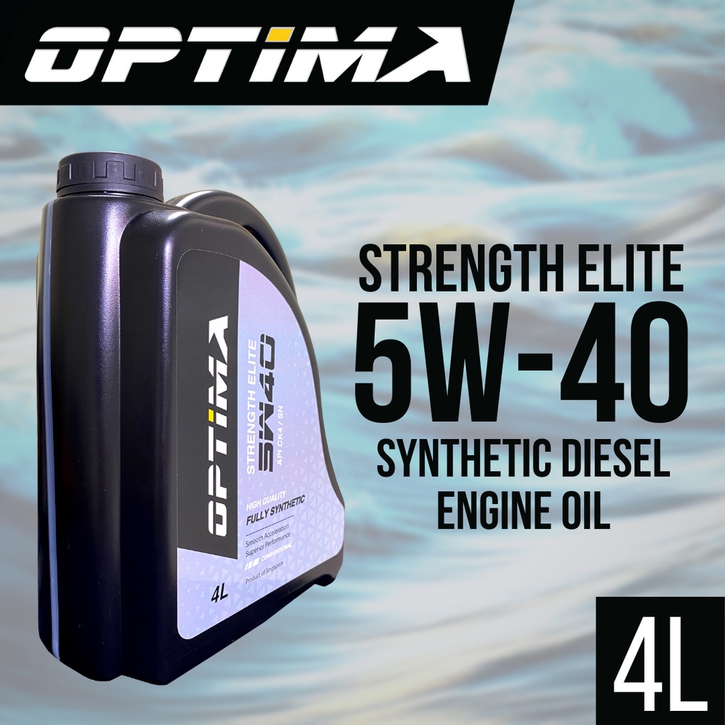 OPTIMA Strength Elite 5W40 4Liter Fully Synthetic Diesel Engine Oil