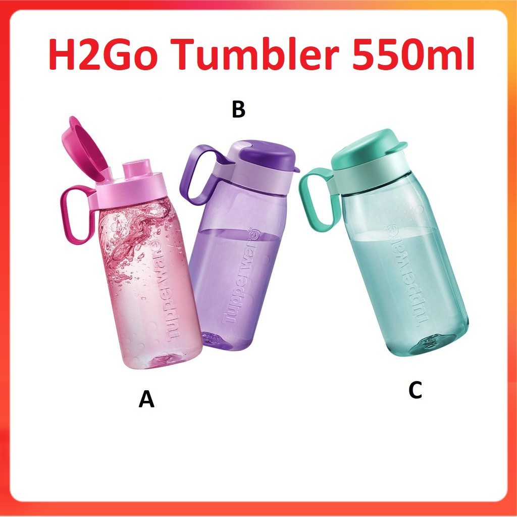 Tupperware H2Go Tumbler 550ml Tupperware Water Bottle Tupperware
