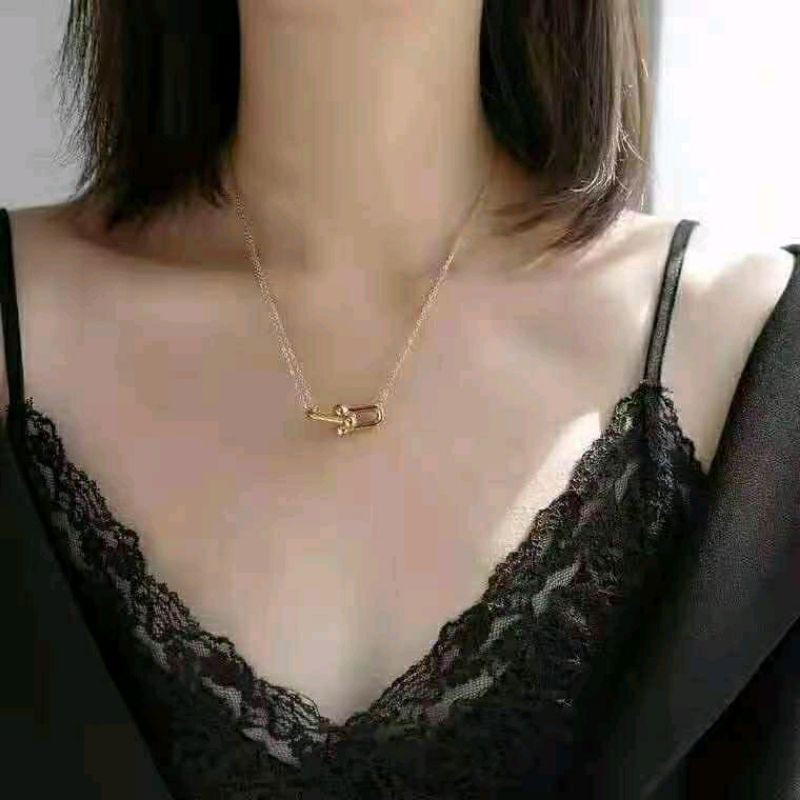 paper clip necklace tiffany