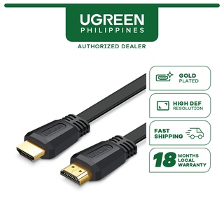 UGREEN 4K 60 Hz HDMI 2.0 Flat Cable for TV HD Monitor Projector - PH