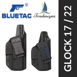 Bluetac IWB Concealment Kydex Holster for Glock 17/21 Black and Tan/ MAGAZINE POUCH