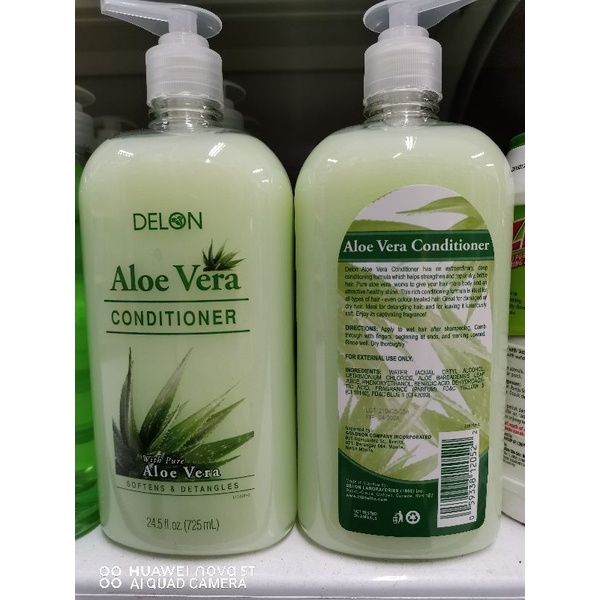 Delon Aloe Vera Shampoo and Conditioner 725ml Shopee Philippines