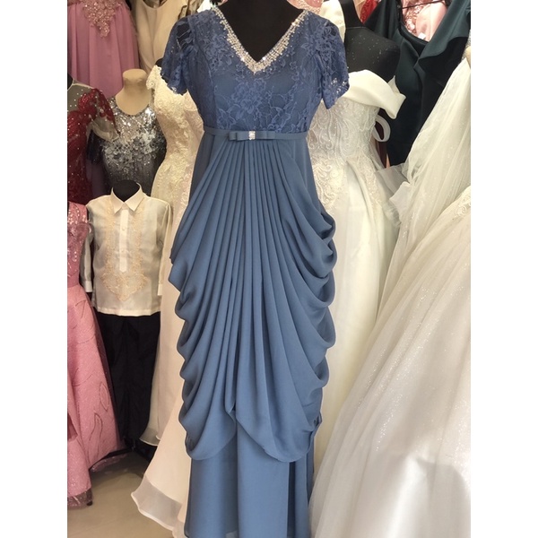 dusty blue principal sponsor NEW ARRIVAL(mother of the bride,ninang ...