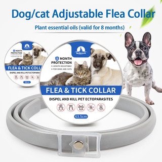 Removes Flea And Tick Collar for Dogs Cats Anti-mosquito Insect Repellent Flea Killer Up To 8 Month