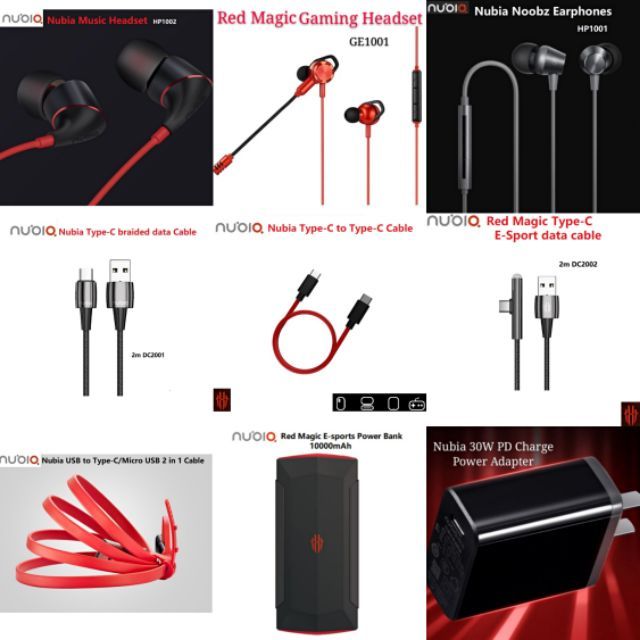 red magic earphones