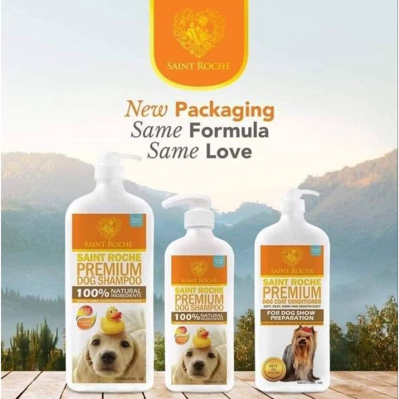 Saint Roche Premium Dog Conditioner / Shampoo Shopee