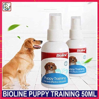 ✹☋♝Pet life store Bioline Training Spray Pet Potty Aid Training Liquid Puppy Trainer 50ml and 120ml