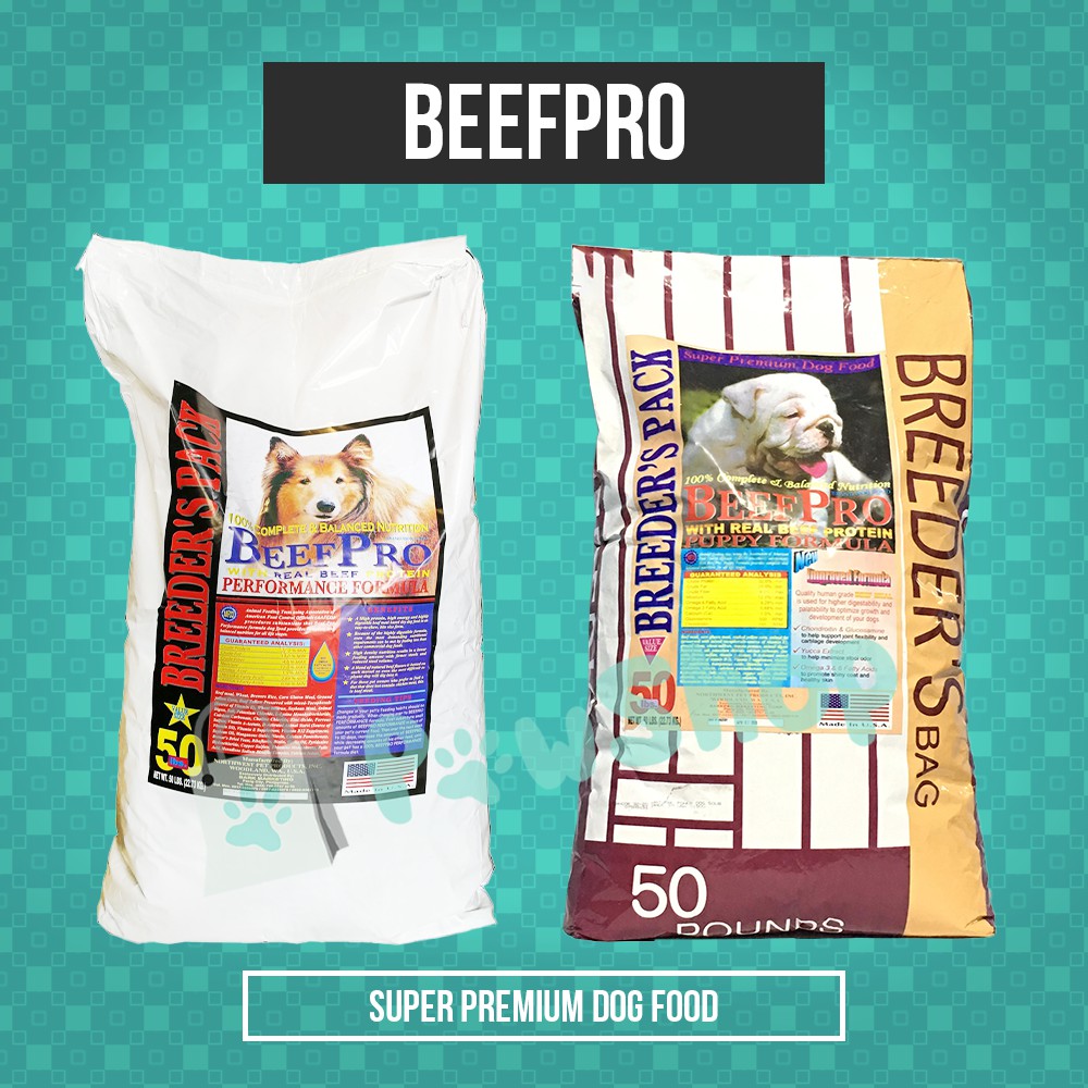Beefpro Beef Pro Adult Puppy Puppies Dry Dog Food 1kg repacked Shopee