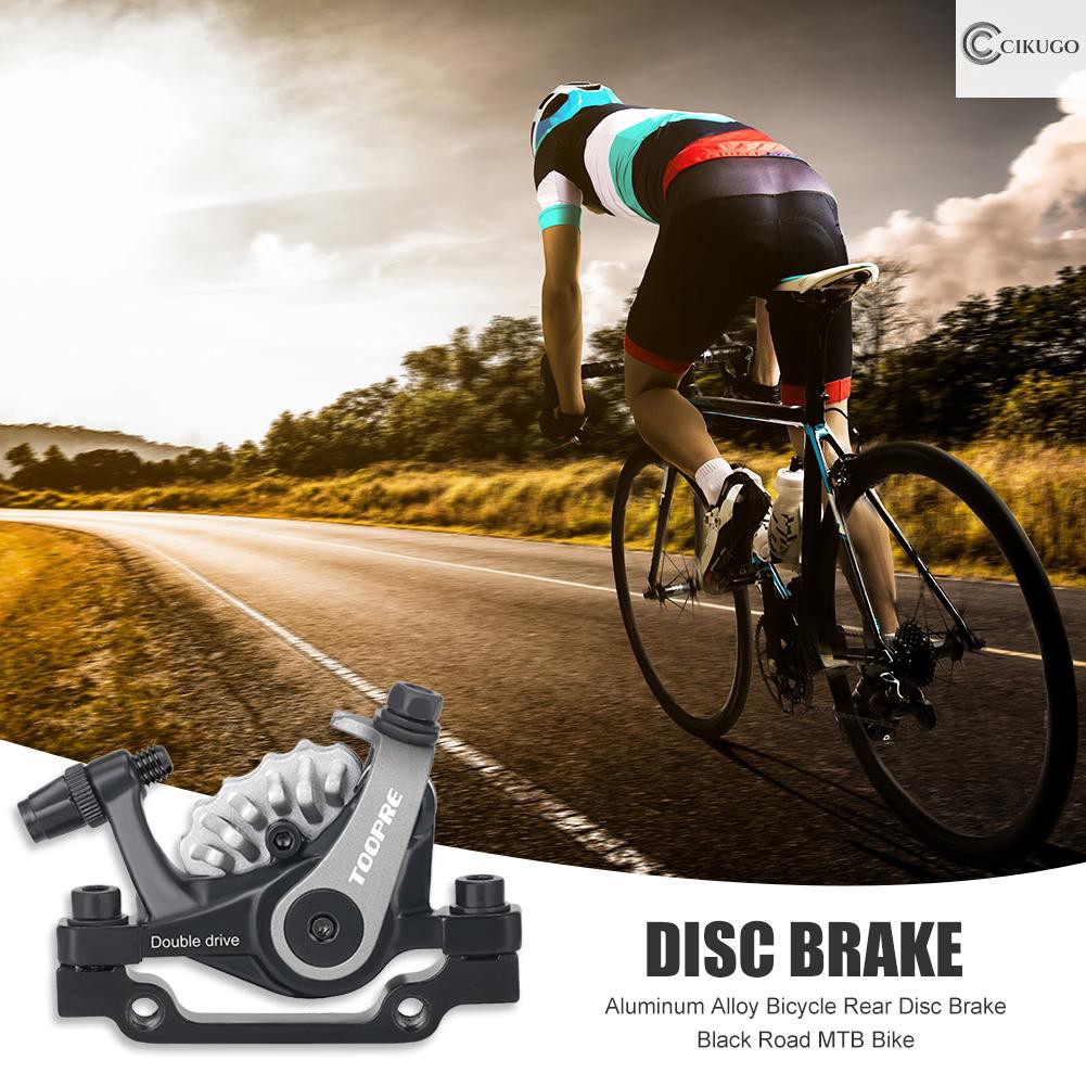 dual disc brake bicycle