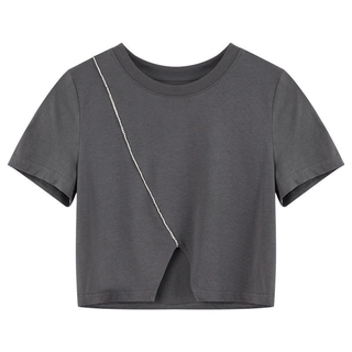 Short T Shirt Design High Waist A Line Split Half Length Umbrella Skirt Shopee Philippines