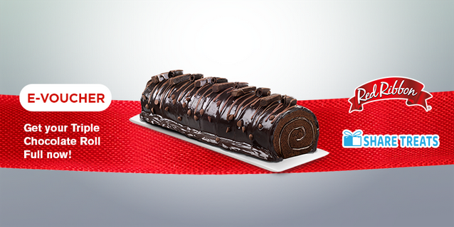 Red Ribbon Triple Chocolate Roll Full (via Share Treats)