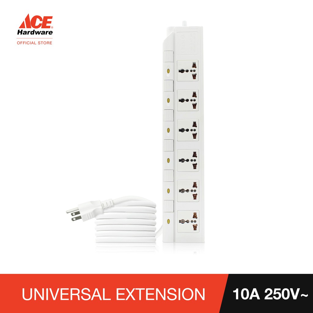 OMNI Extension Cord W/ Individual Switch 6G Wed360 Shopee Philippines