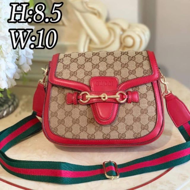 gucci sling bag red