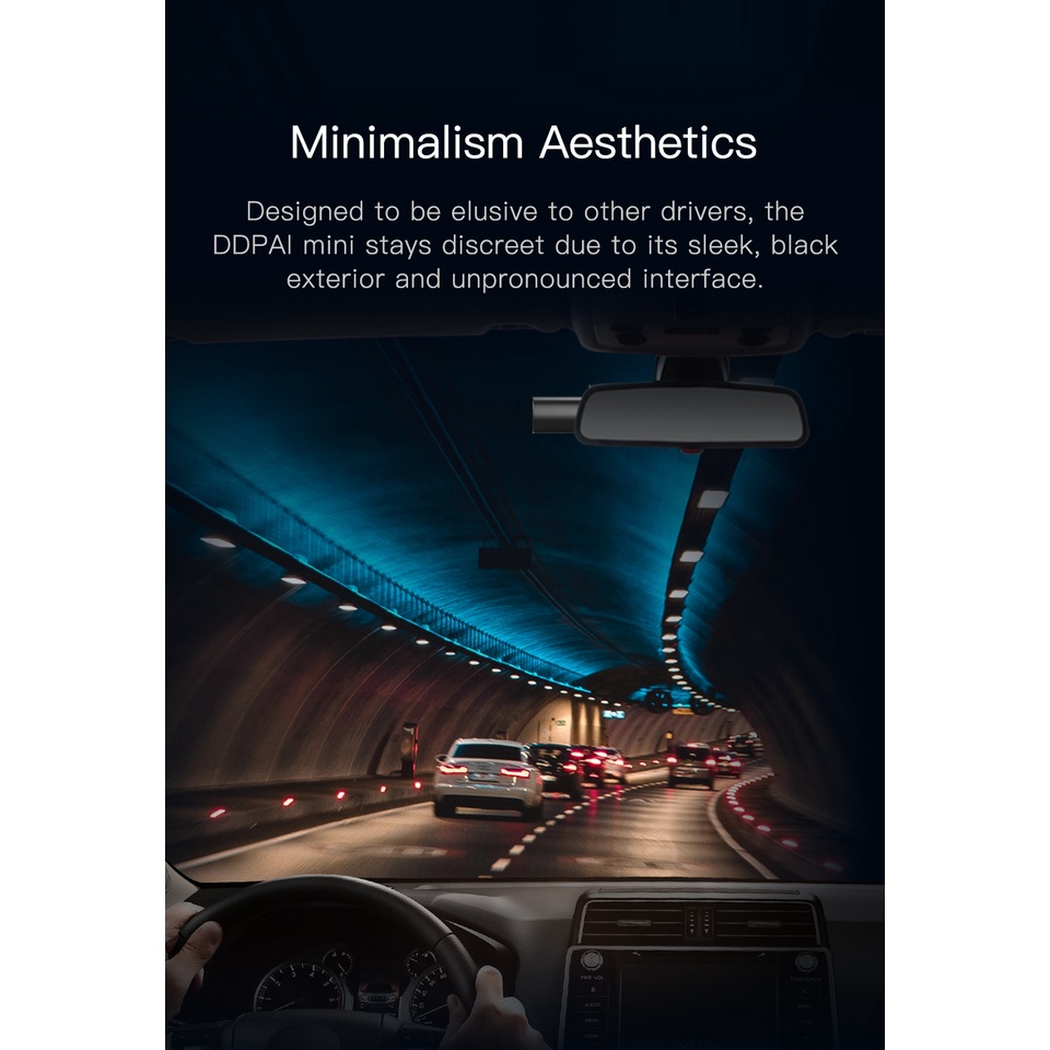 DDPai Mini Dash Cam 1080p Full HD 140° Night Vision G-Sensor 24 Hours Parking Monitor Camera Dashcam #3