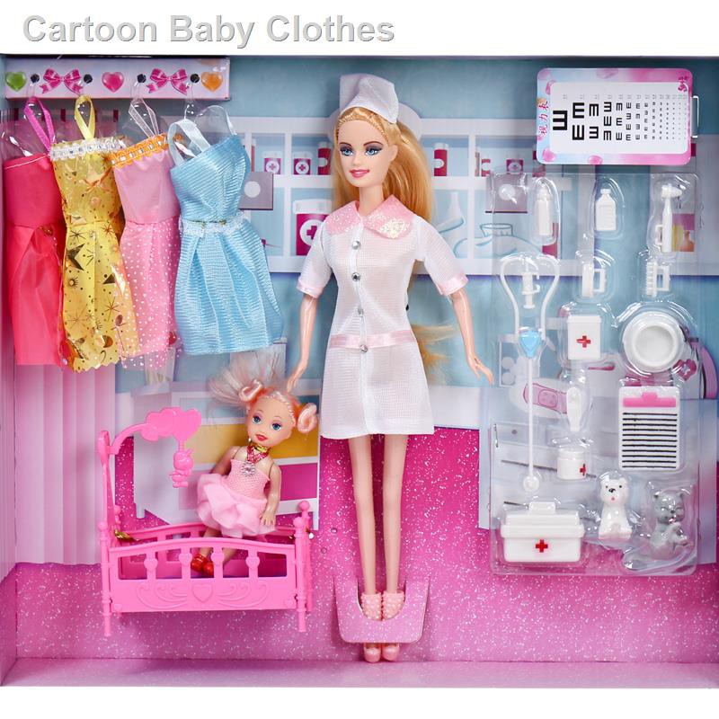 nurse barbie with babies