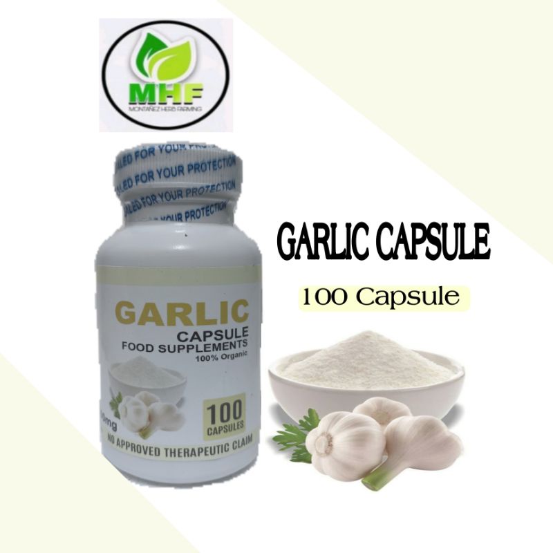 AUTHENTIC GARLIC CAPSULE 100 CAPSULES/500mg Shopee Philippines