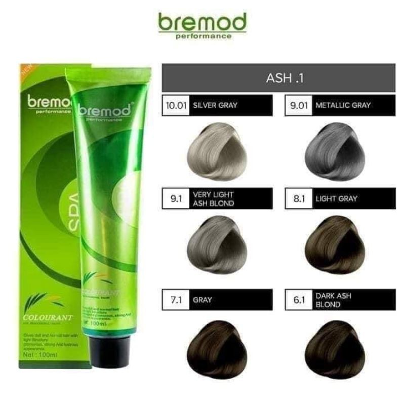 bremod hair color ash colors set with 1296 bremod peroxide