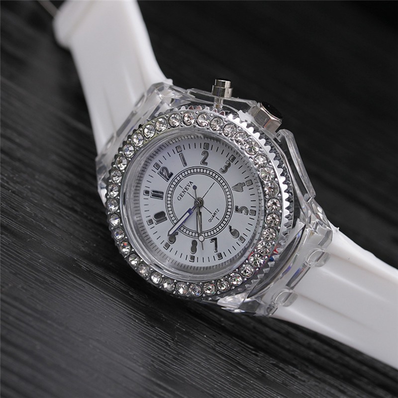 luminous led watch