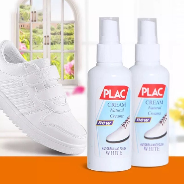 Magic Shine And Clean Plac Auto Brilliant shoe polish white | Shopee ...